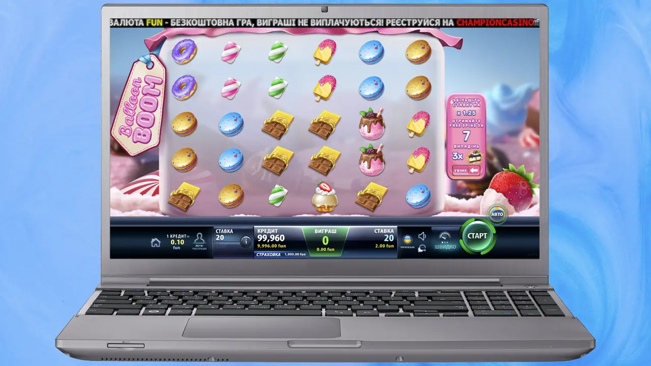 Balloon Boom Чемпіон слот