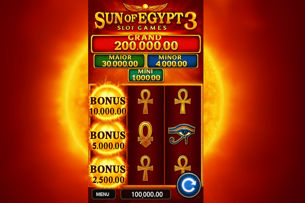 Мобільна версія Sun of Egypt 3